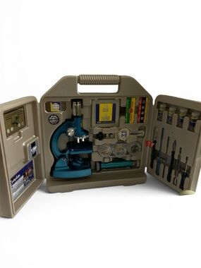Micro-Science Complete Microscope Set 
Kids Science Kit Case Educational STEM
